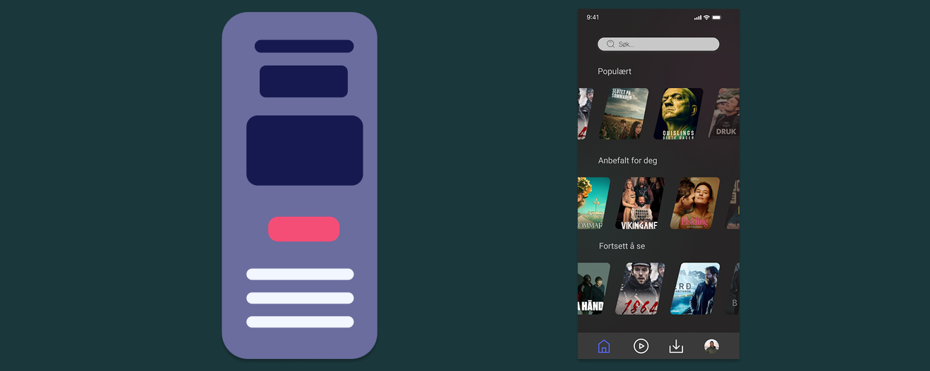 Tidlige prototyper av prosjektet NorStrim